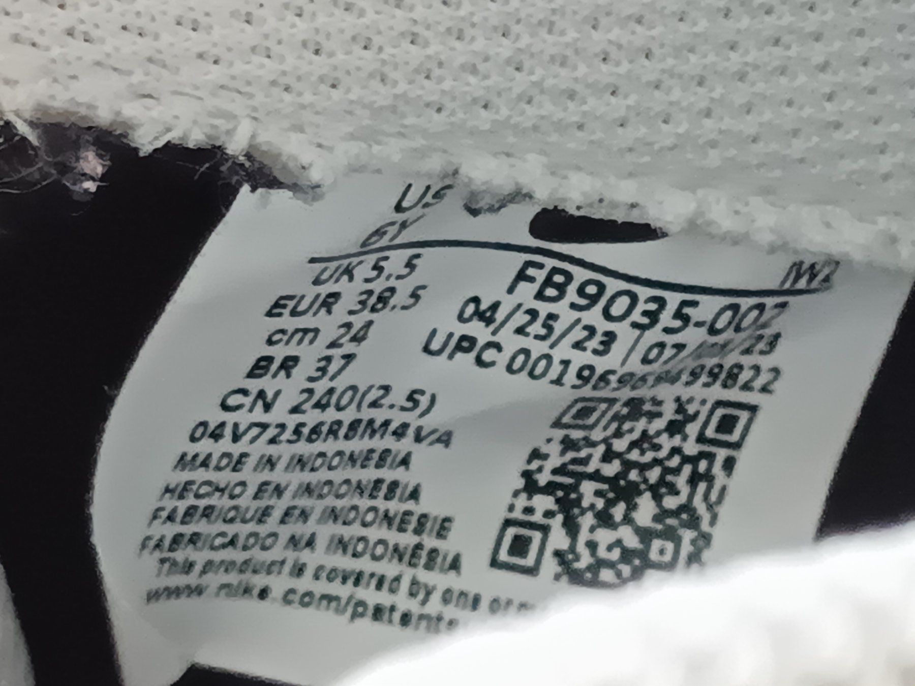Nike Herrenschuhe: NIKE AIR Baskets pointure / Nummer 38,5 – Gebraucht aus Cossonay-ville von Super-Price-Quality 7
