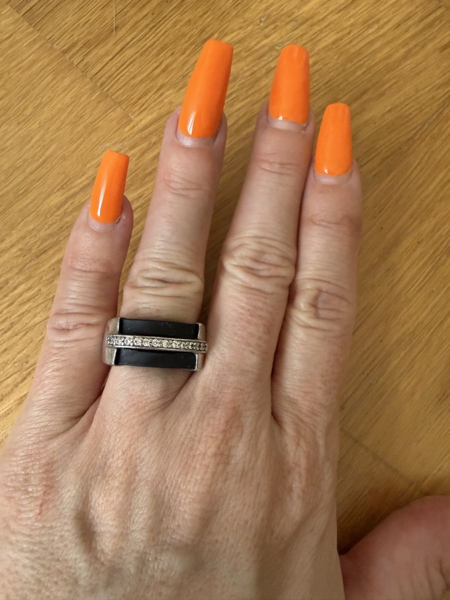 Bagues: Ring Silber Onyx Zirkonia Grösse 52 – D'occasion à Richterswil par cobruetsch 1
