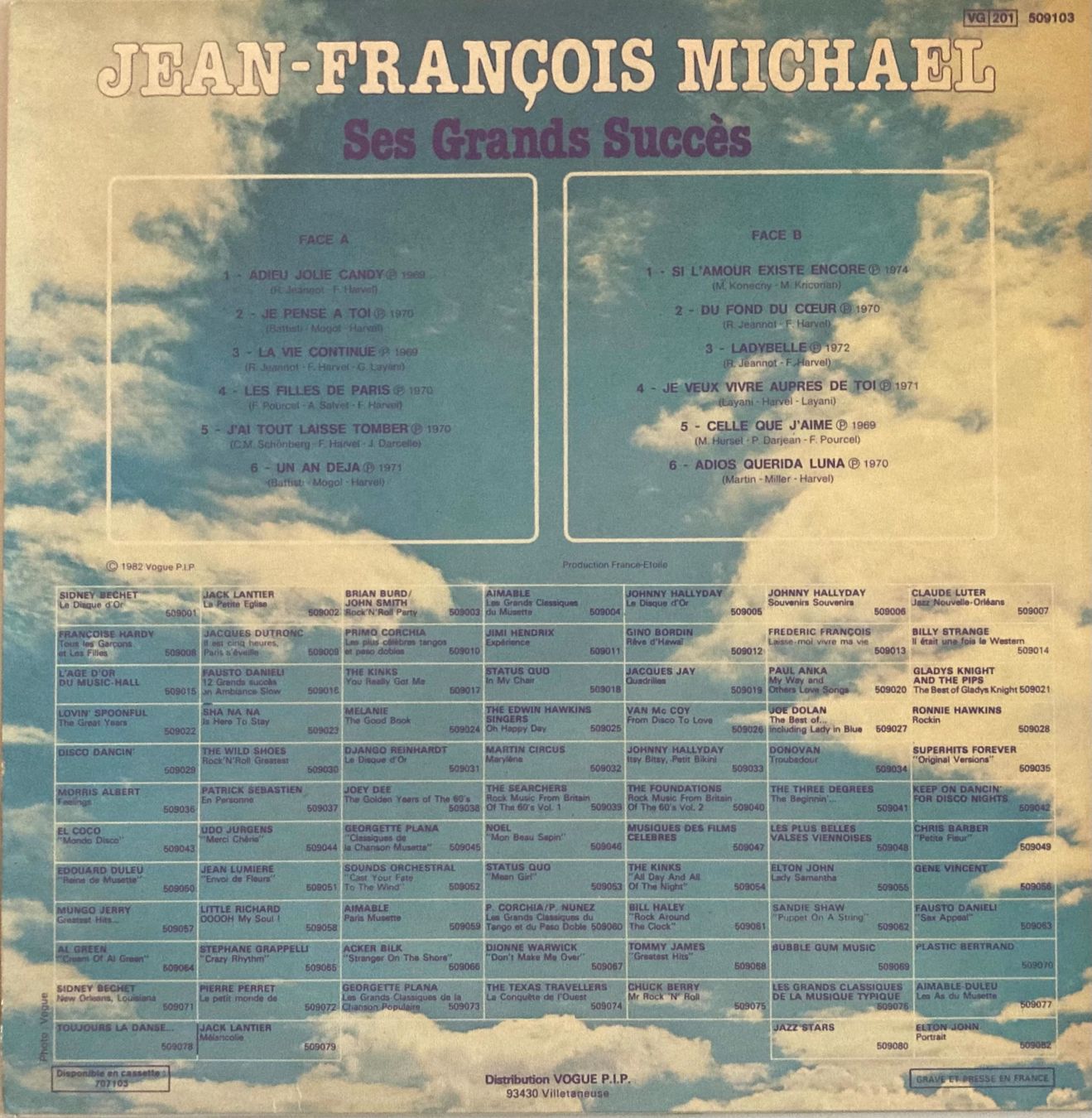 Dischi in vinile: JEAN-FRANÇOIS MICHAEL - SES GRANDS SUCCÈS – Usato da Poliez-Pittet venduto da Newtown-Records 1