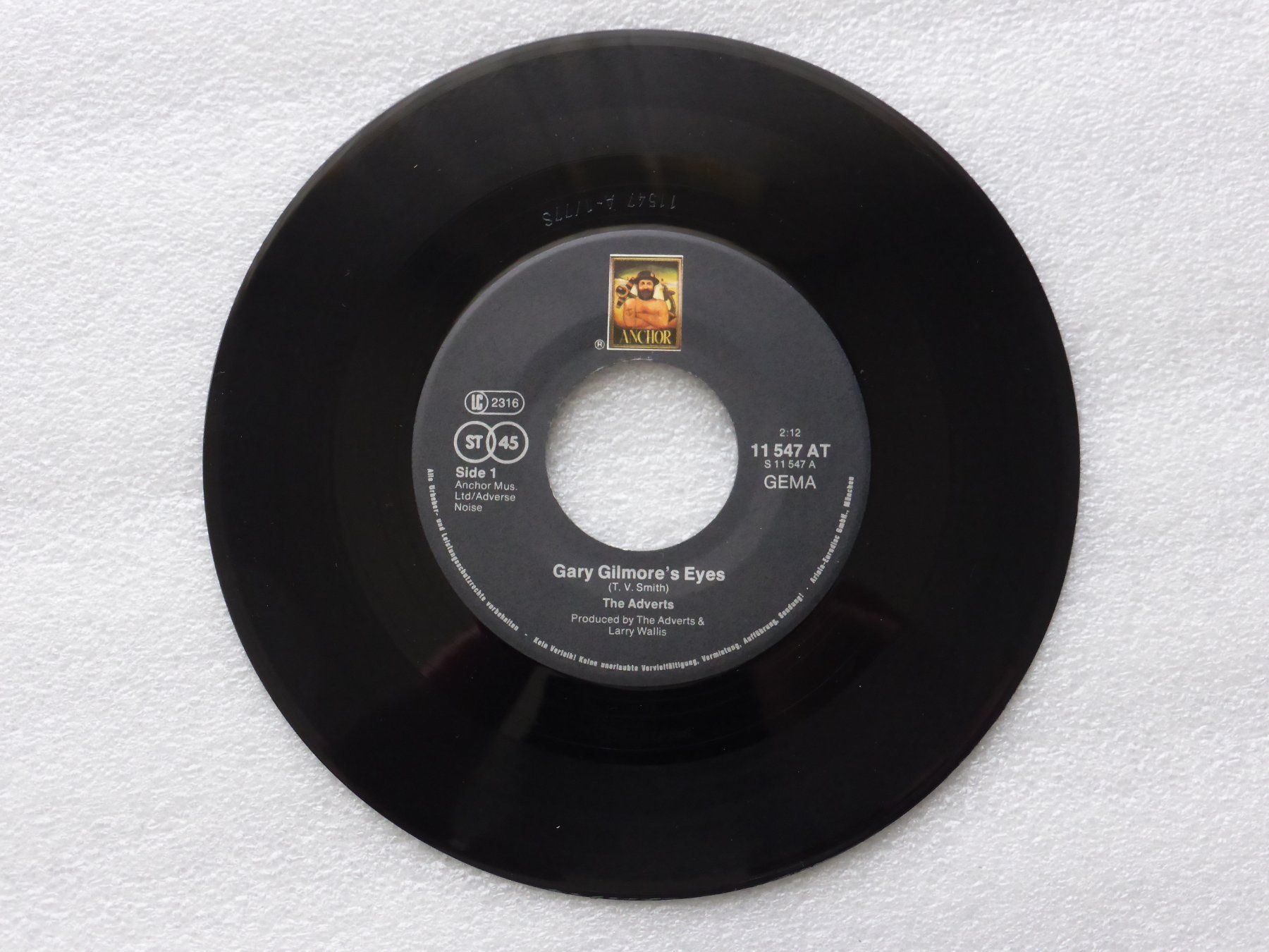 Dischi in vinile: Vinyl Single   THE ADVERTS – Usato da Küssnacht am Rigi venduto da Mondkinder 1