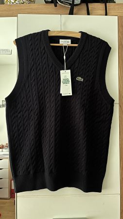 Pull-over Lacoste bleu marine