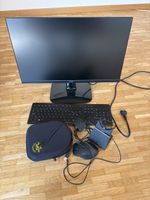 Acer Monitor mit Tastatur, Maus und, JABRA Headset
