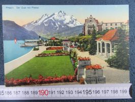 WEGGIS  1934 LU AK QUAI MIT PILATUS DAMPFSCHIFF