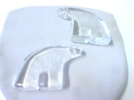 2 Glasbären