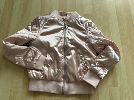 H&M Bomberjacke gesteppt rosa Grösse 164 guter Zustand
