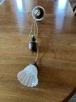 Hängelampe, Zuglampe, Lampe, Cloche, E27, Textilkabel
