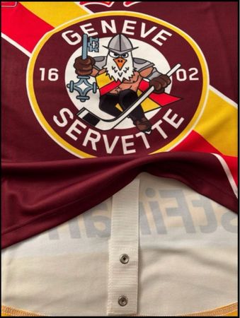 GE-Servette Game Worn Jersey