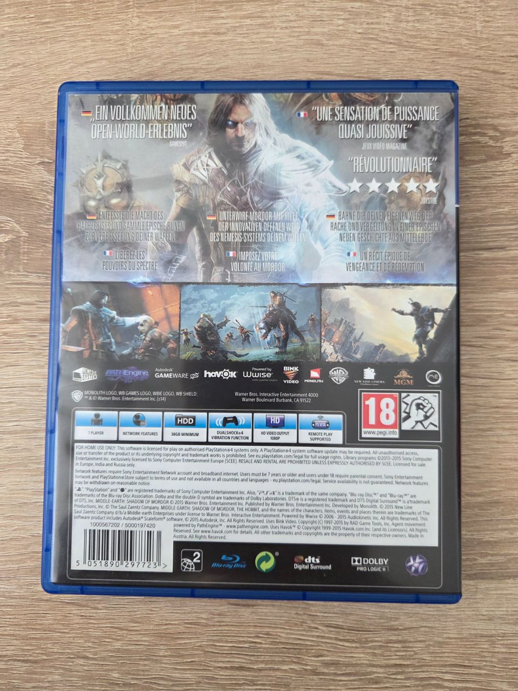 Giochi: Shadow of Mordor GOTY Edition (Multilanguage) - PS4 – Usato da Carouge GE venduto da Gasco 1