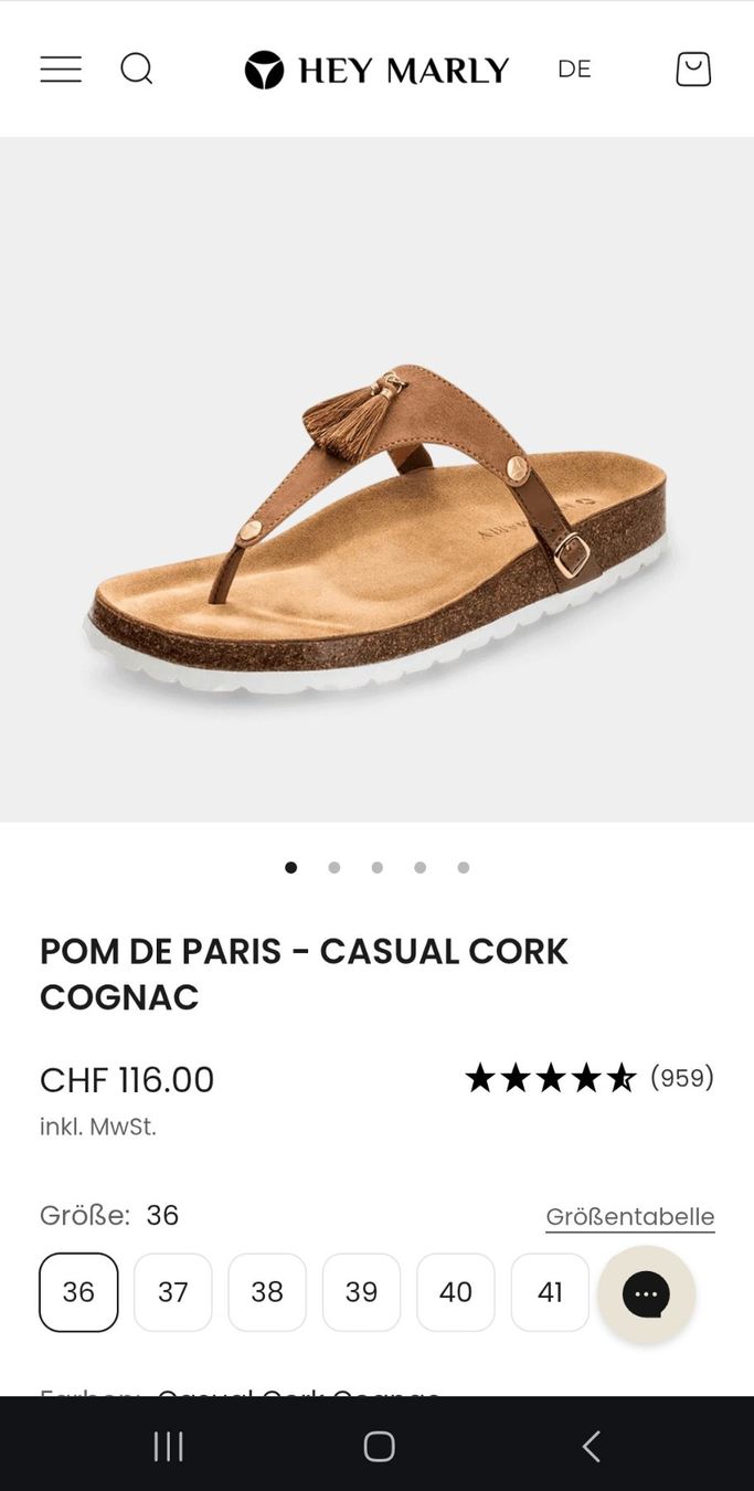 Scarpe da donna: Hey Marly Sandalen 41 – Usato da Altishausen venduto da ter_58nj 4