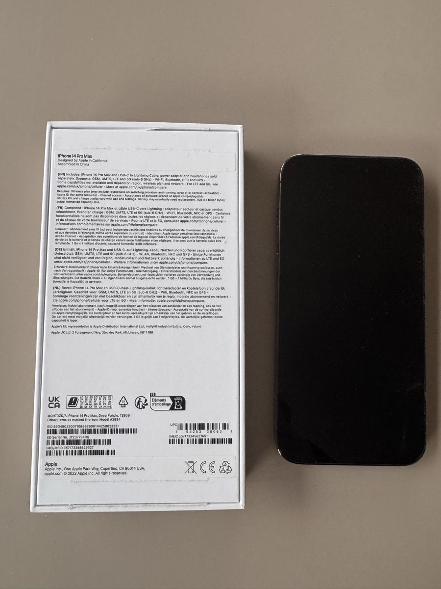 Apple Telefoni cellulari / Smartphones: IPhone 14 Pro Max – Usato da Oftringen venduto da Pluto15 2