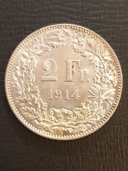 Tutti le monete: 2 Franken 1914 - Top Münze! – Nuovo (secondo la descrizione) da Biel/Bienne venduto da underdogs 3