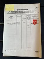 Steuerausweis Rumänische Kons. Anl. von 1934