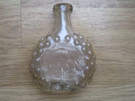Antike Schnapsflasche  Glas
