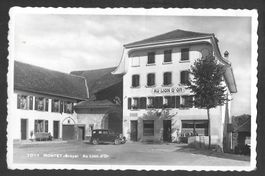 Montet (Broye) Au Lion d'Or Feldpoststempel