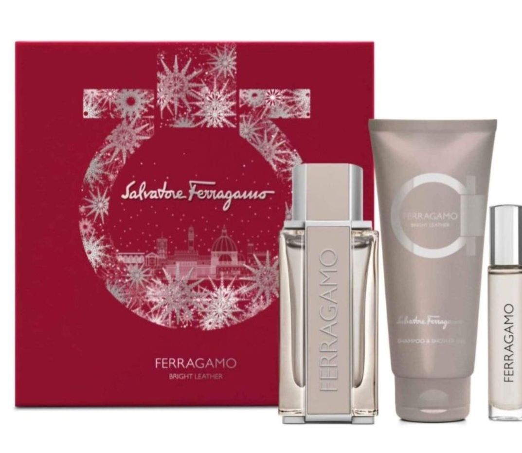 Salvatore Ferragamo Profumi & Eau de Toilette: Ferragamo Bright Leather Gift Set for Men – Nuovo e nell'imballaggio originale da Zürich venduto da erh_lj9m