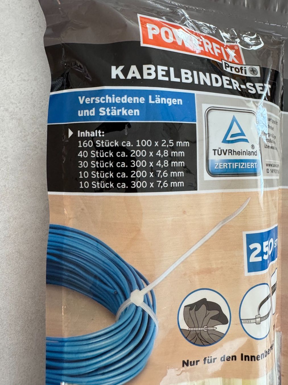 Tutti gli attrezzi: Kabelbinder Set - wiederverschliessbar & standard – Nuovo e nell'imballaggio originale da Embrach venduto da Rondamaro 3
