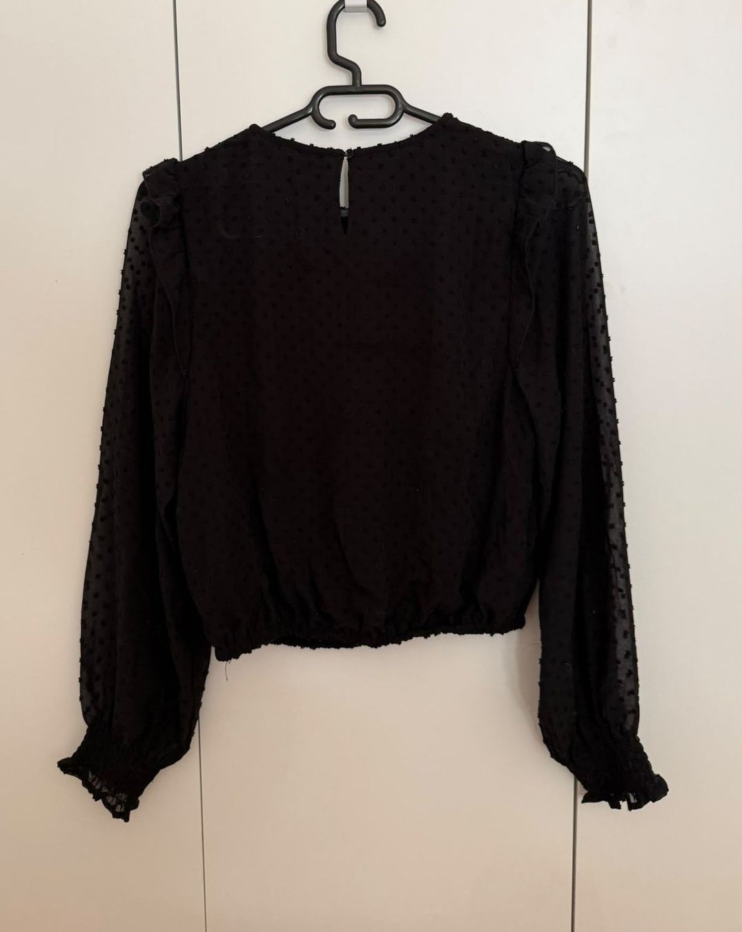 Camicette: Schwarze Bluse mit Punktemuster Gr. S – Nuovo (secondo la descrizione) da Fällanden venduto da ala_k7vk 1