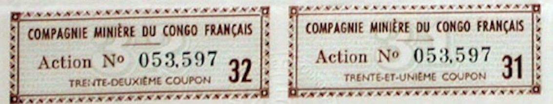 Documenti: Compagnie Minière du Congo Français, Paris – Usato da Solothurn venduto da Sgasche 1