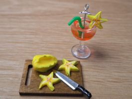 Sternfrucht Karambole Handgemacht, auch für Maileg