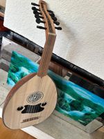 Oud Instrument mit Tasche Saiteninstrument guter Zustand