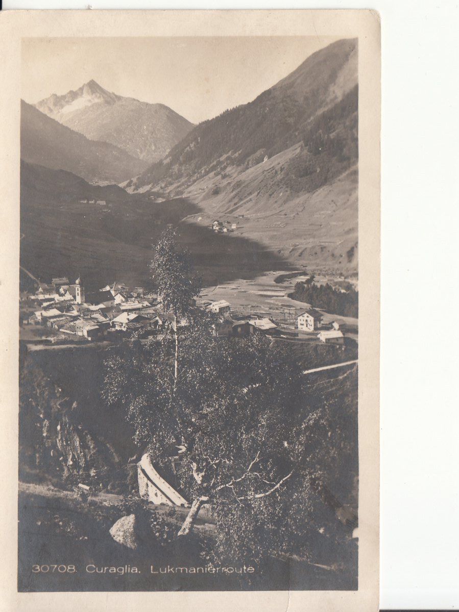 Cartoline postali: Curaglia ca. 1925 – Usato da Bürglen TG venduto da StampGraf