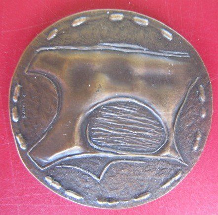 Medaillen: Bronzemedaille abstraktes Motiv - D 45mm - KI generiert – Neu (gemäss Beschreibung) aus Luzern von Horoskop1