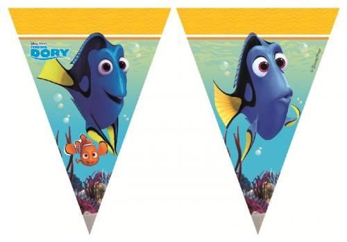 Disney Alle Dekorationen: Nemo + Dory / Wimpelkette 11 Fahnen – Neu und originalverpackt aus Wetzikon ZH von partyonlineshop
