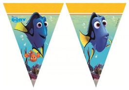 Nemo + Dory / Wimpelkette 11 Fahnen