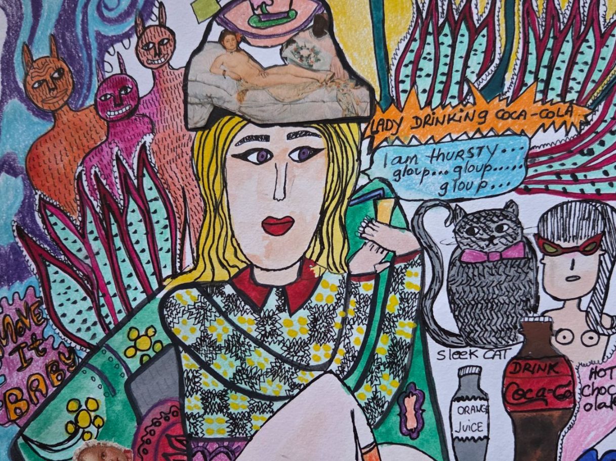 Dipinti: Dessin Carol Bailly – Usato da Fribourg venduto da lizzy55