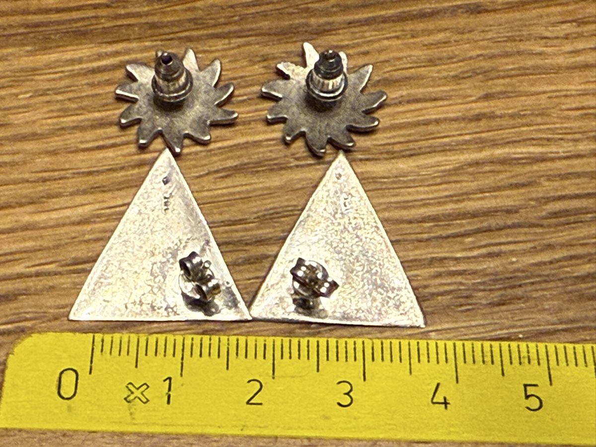 Orecchini pendenti & Orecchini a lobo: Alte Ohrstecker Set, Silber 925 Ohrringe – Usato da Goldach venduto da Messerguru 3