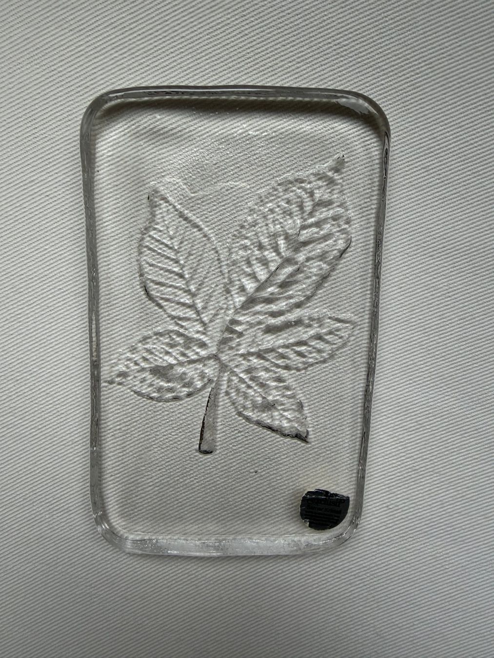 Glasi Hergiswil Piatti di portata: Sarner Glas Butterplatte – Usato da Jona venduto da Cleo125