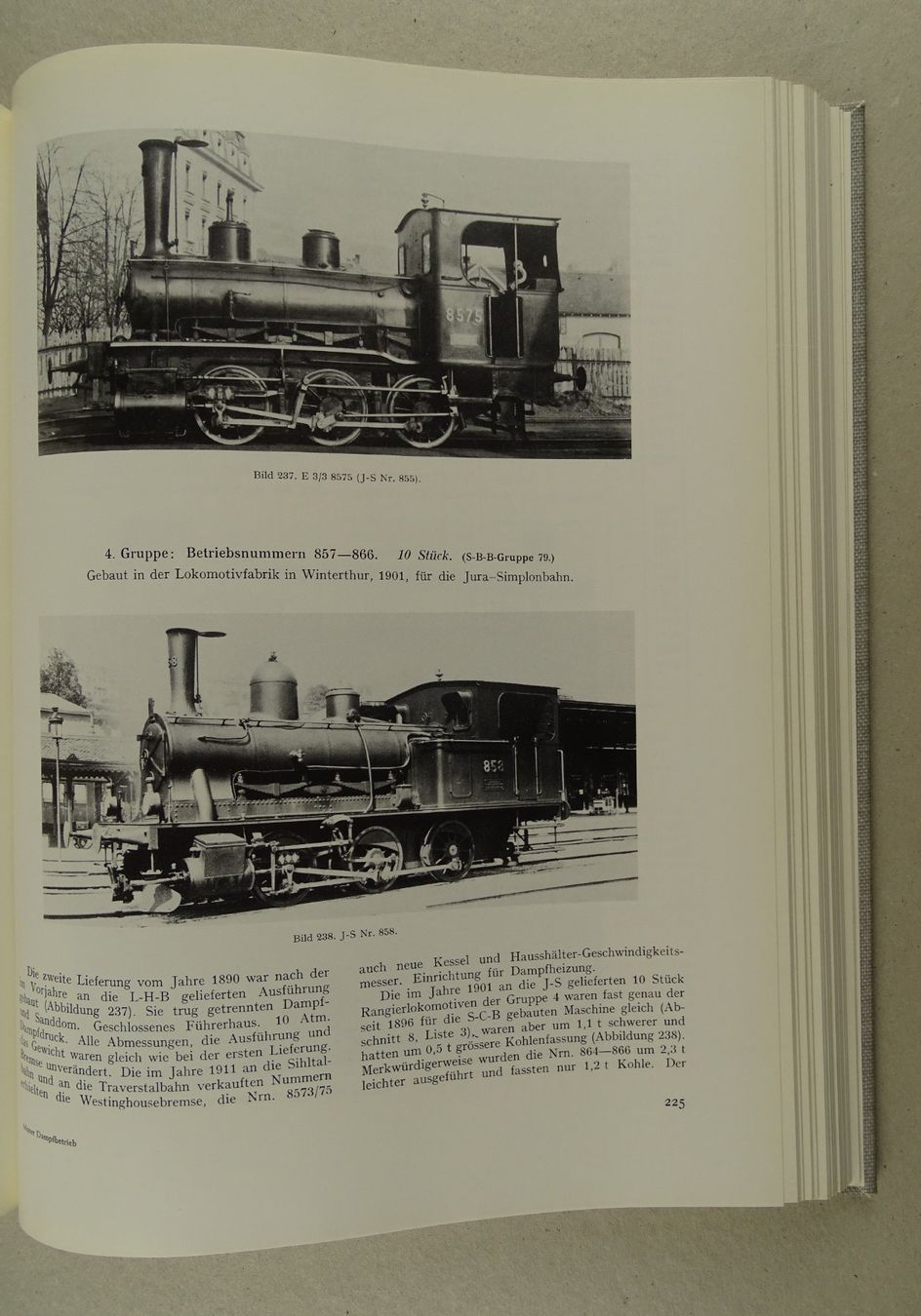 Libri: DER DAMPFBETRIEB DER SCHWEIZERISCHEN EISENBAHNEN 1847-1966 – Usato da Grüningen venduto da Kartensammler 5