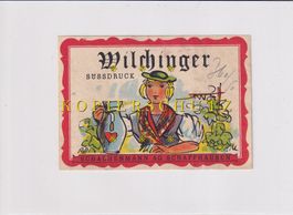 Etikette für Wein - Wilchinger Süssdruck /bd