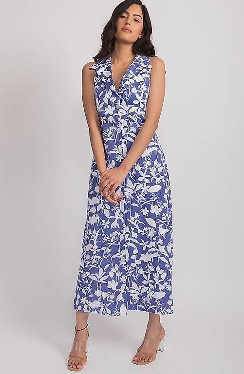 Vestiti: Maxi Kleid Gr. XS Blumenmuster – Usato da Merlischachen venduto da GlamGarb