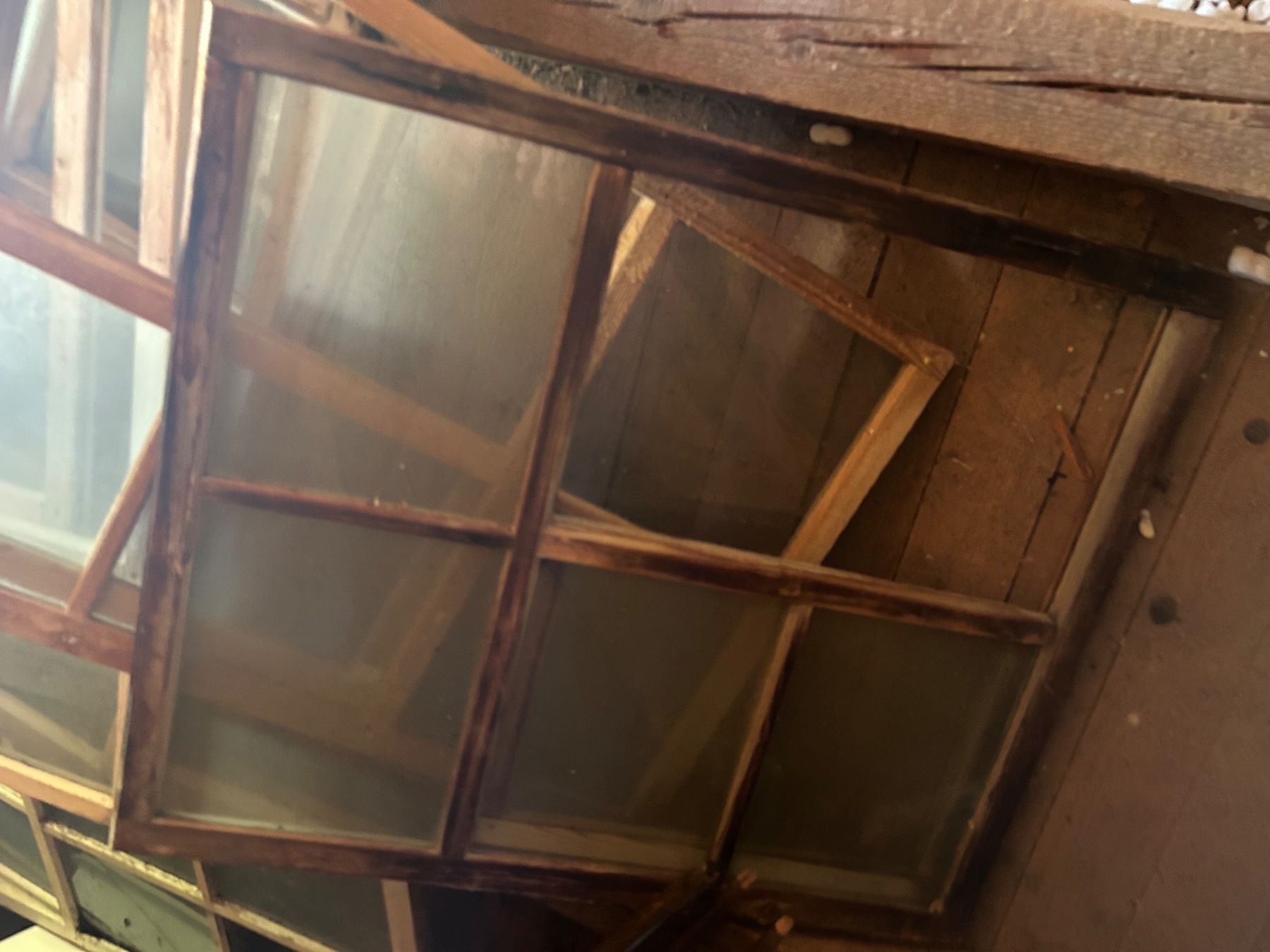 Finestre: DIVERSE ALTE APPENZELLER HOLZ SCHIEBEFENSTER – Difettoso da Weissbad venduto da Usw63 2