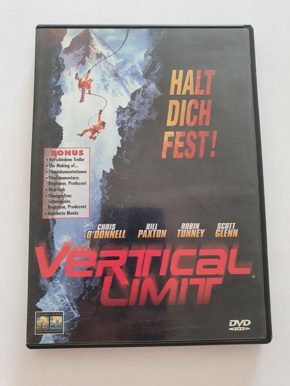 Tutti i DVDs: Vertical Limit - Halt dich fest! DVD – Usato da Oberdorf BL venduto da BaldenEagle