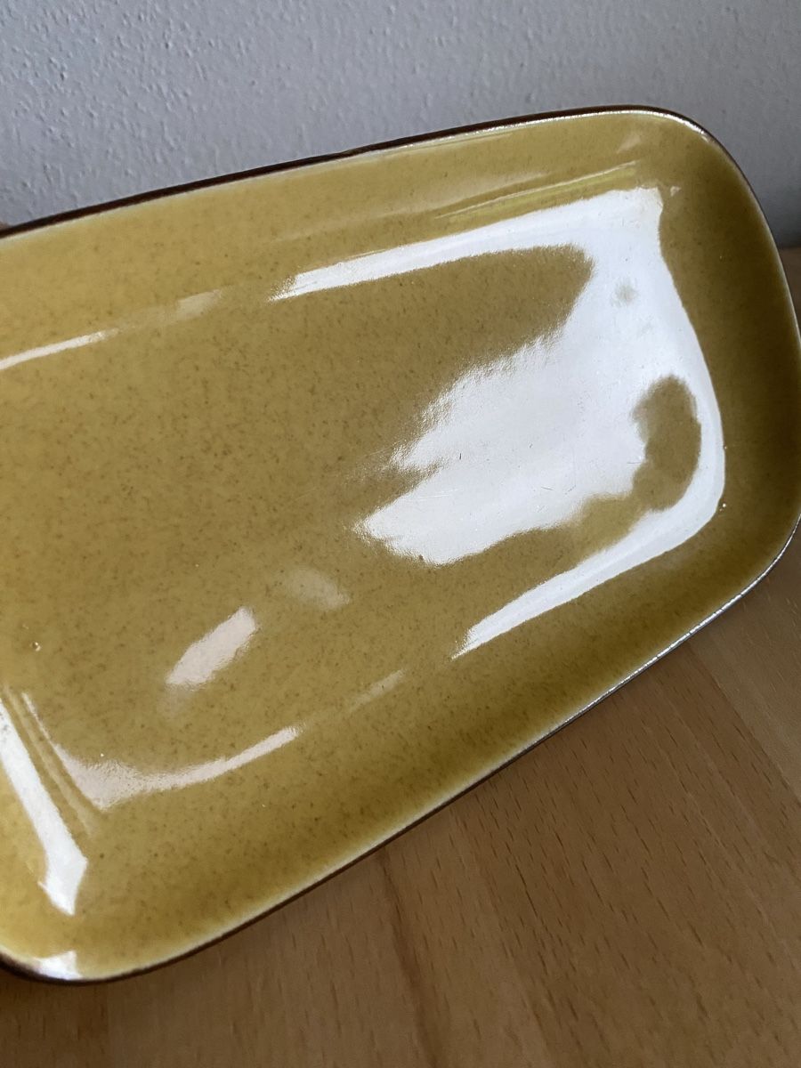 Rössler Piatti di portata: Rössler Butter/Ankeplättli senfgelb – Usato da Schwarzenburg venduto da Michellu 3