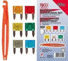 Kfz-Sicherungs-Sortiment, MINI, 121-tlg.