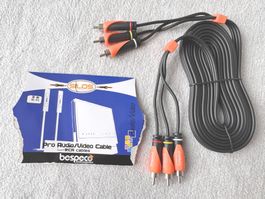 Kabel Cable PRO Audio Video 3m 3x RCA to 3x RCA *NEU*