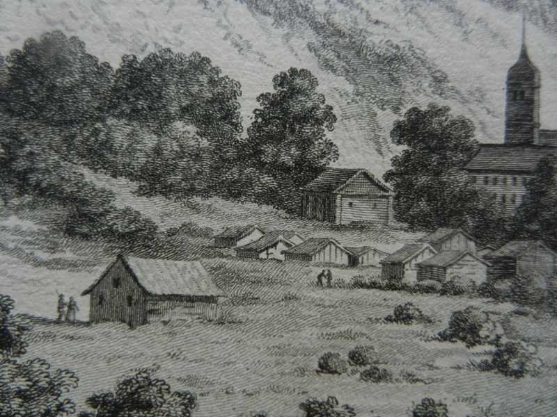 Incisioni: Pfäfers Kloster Kupferstich – Usato da Risch venduto da Rischli15 8