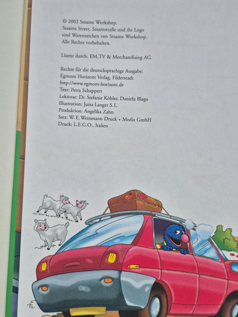 Bücher: Sesamstrasse   💚   Grobi hat Heimweh – Gebraucht aus Niederweningen von Obson 1