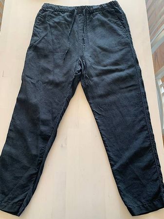 120% Lino Leinenhose  Schwarz  Grösse M  ungetragen