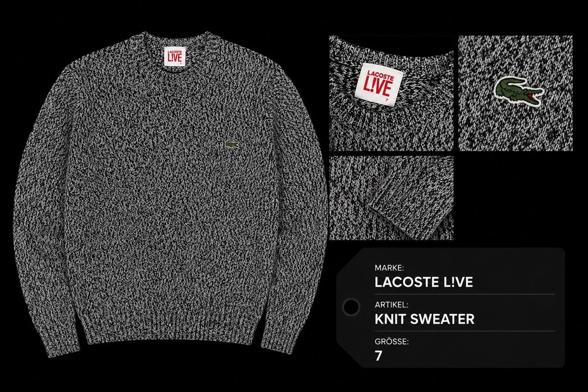 Pullover & Sweatshirts: LACOSTE LIVE Knit Sweater Grösse 7 – Gebraucht aus Hedingen von PabloEscobar-