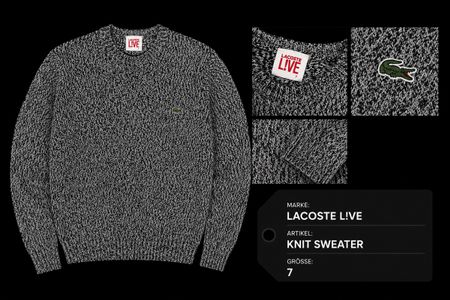 LACOSTE LIVE Knit Sweater Grösse 7