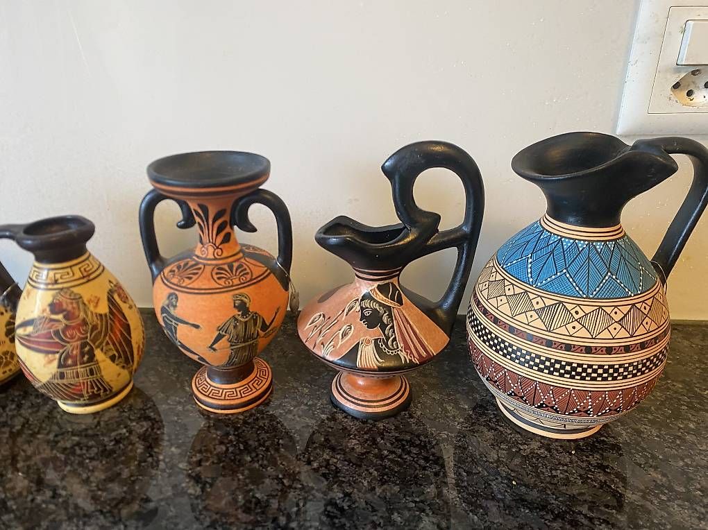 Tutte le decorazioni: handbemalte Keramikkanne – Usato da Weisslingen venduto da Lautas02 1