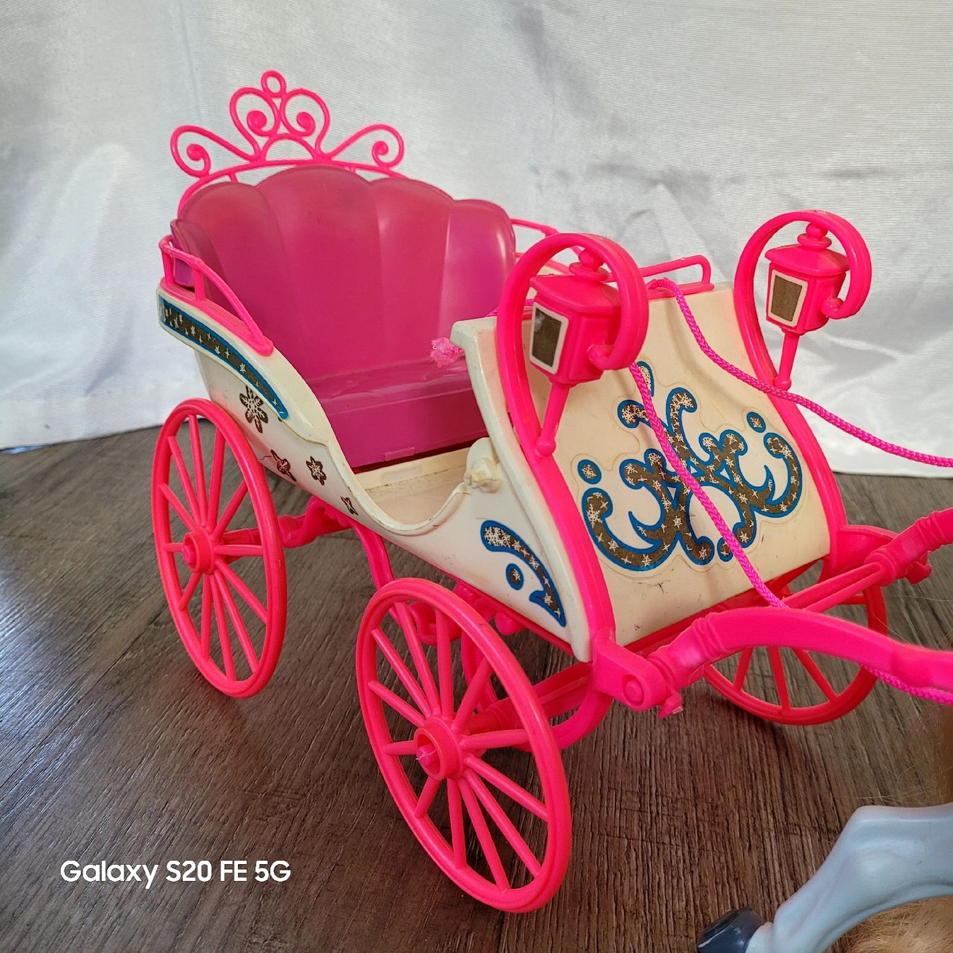 Jouets: Barbie Pferd Blizzard mit Kutsche – D'occasion à Niederbuchsiten par klengyel 6