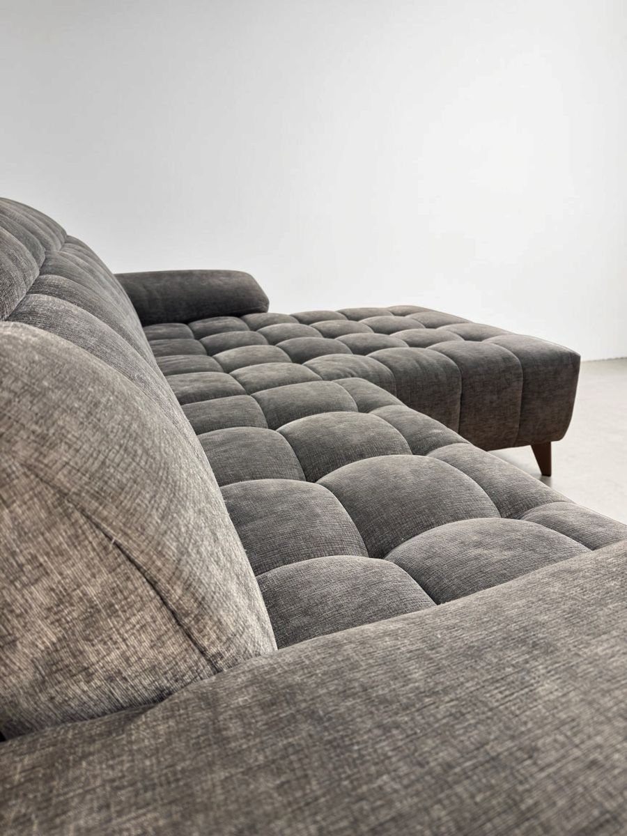 Divani: XORA Ecksofa Anchor Grau mit elektrischer Verstellfunktion – Usato da Bachenbülach venduto da Sofalab.swiss 1