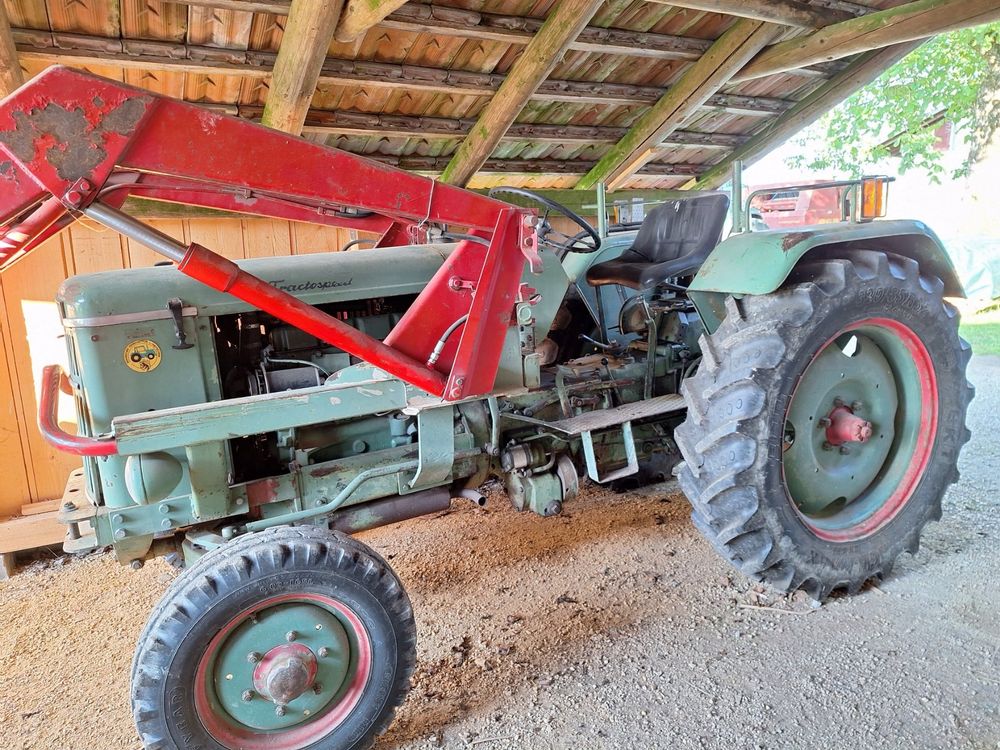Zu verkaufen Traktor Bührer PF 19 mit Frontlader Kaufen auf Ricardo