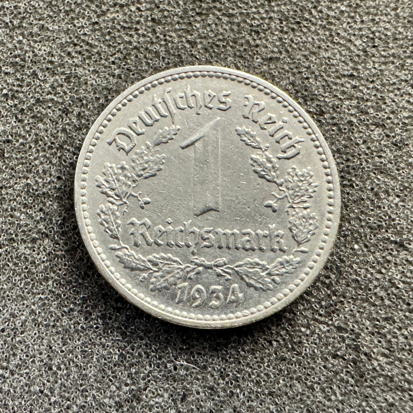 Tutti le monete: 1 Mark Deustchland 1934 J – Usato da Reitnau venduto da Coinhouse