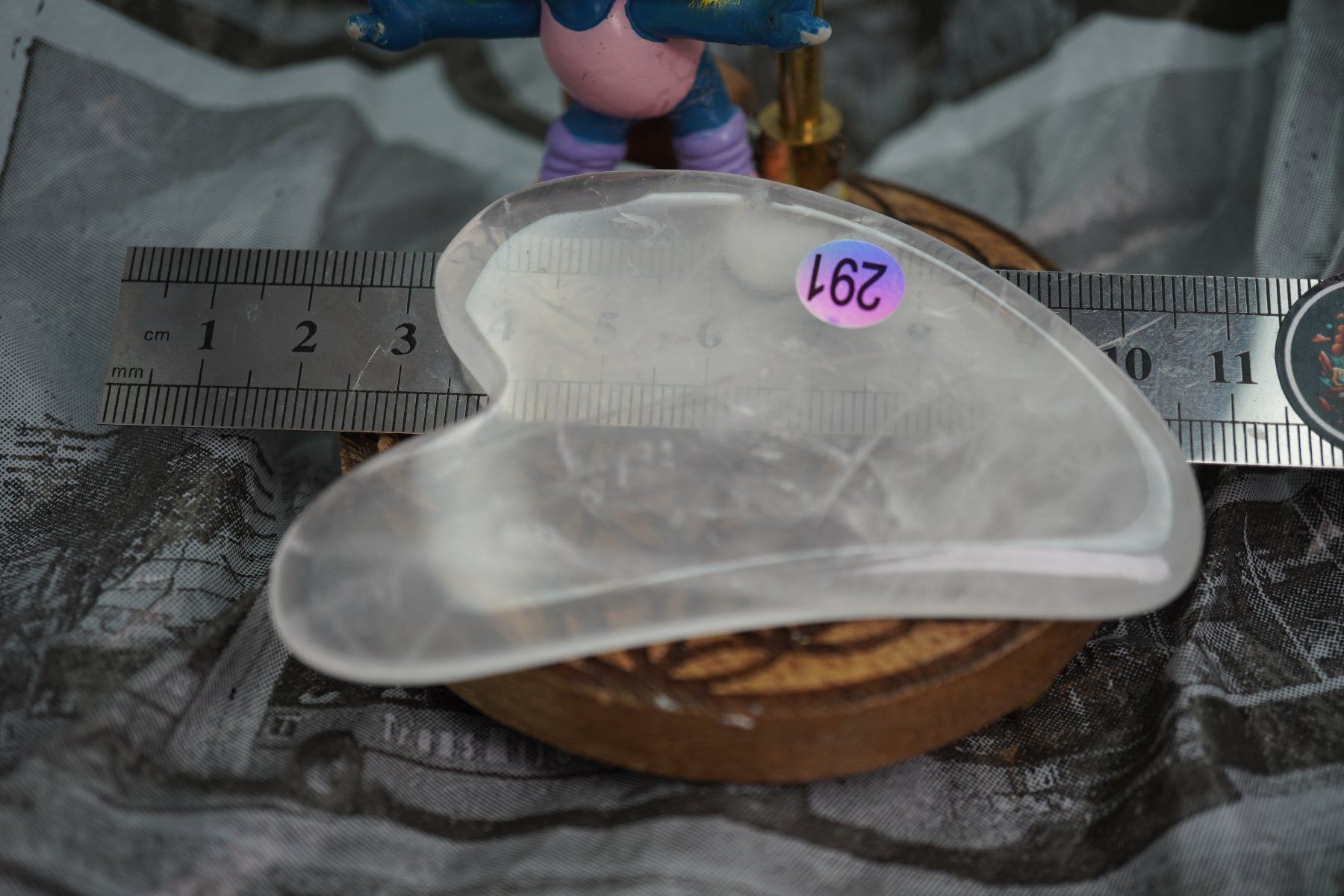 Minerali & Pietre curative: Gua Sha Massage-Stein  Bergkristall      ab 1.- – Nuovo e nell'imballaggio originale da Eschenbach SG venduto da topstone 3